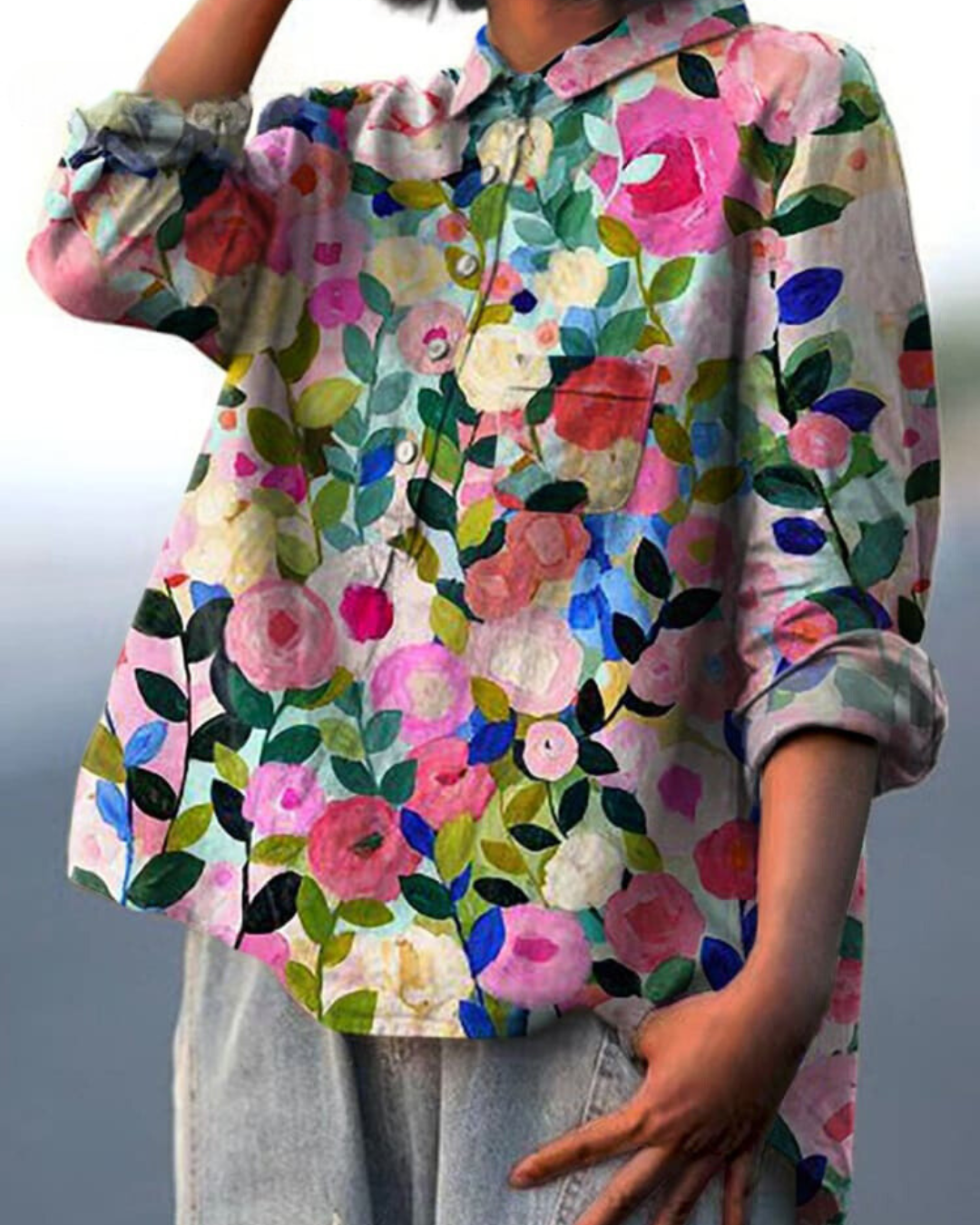 Lilia | Floral print blouse