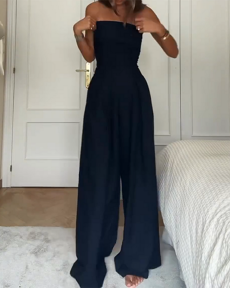 Céleste | Elegant off-the-shoulder jumpsuit