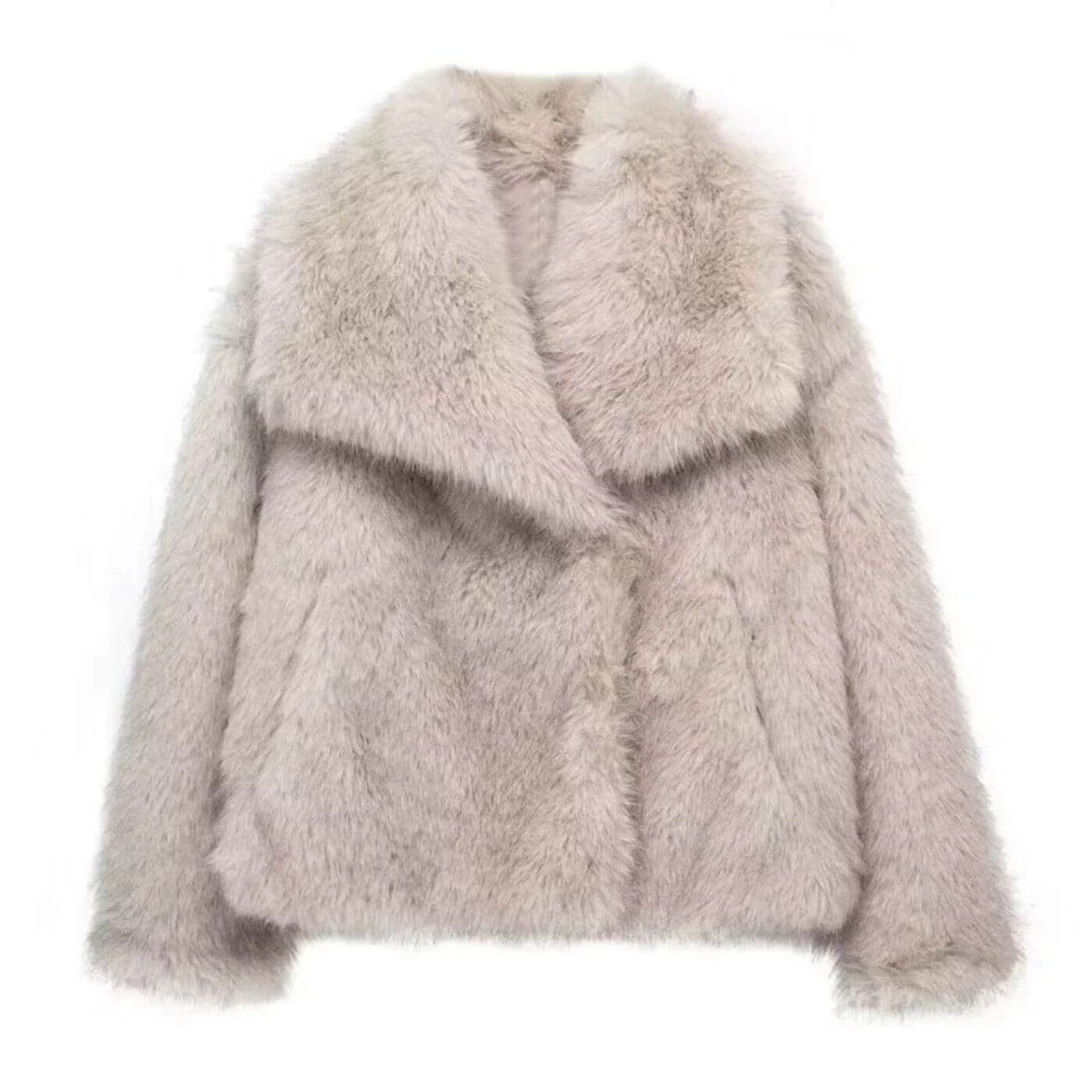 Kate™ - Elegant Faux Fur Coat