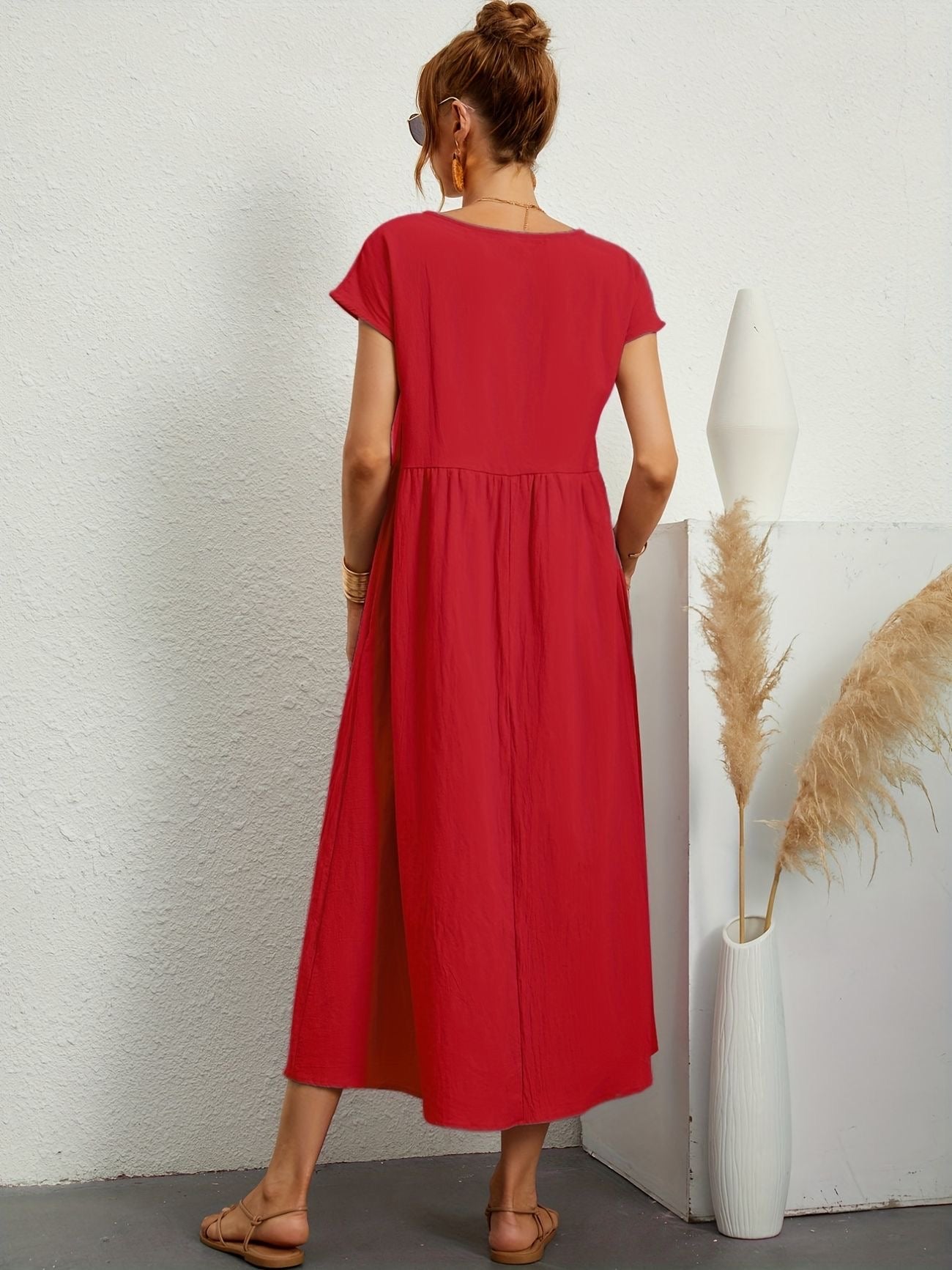 Greta | Elegant linen dress