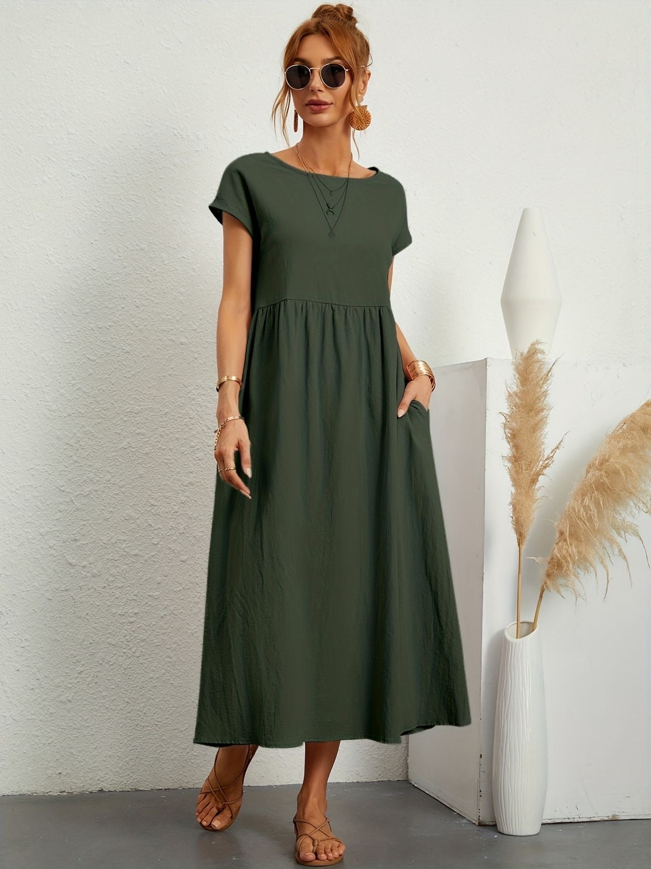 Greta | Elegant linen dress