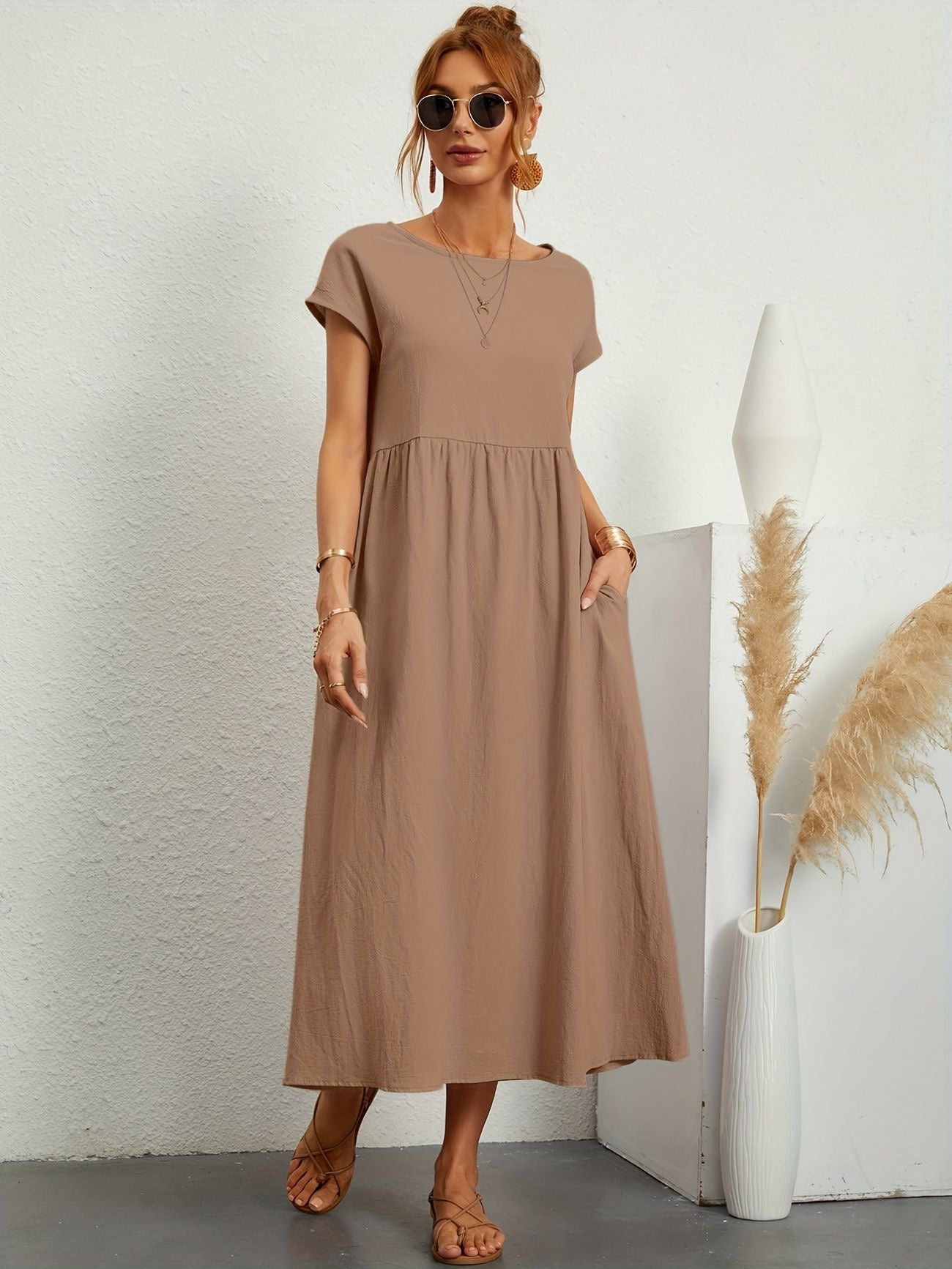 Greta | Elegant linen dress