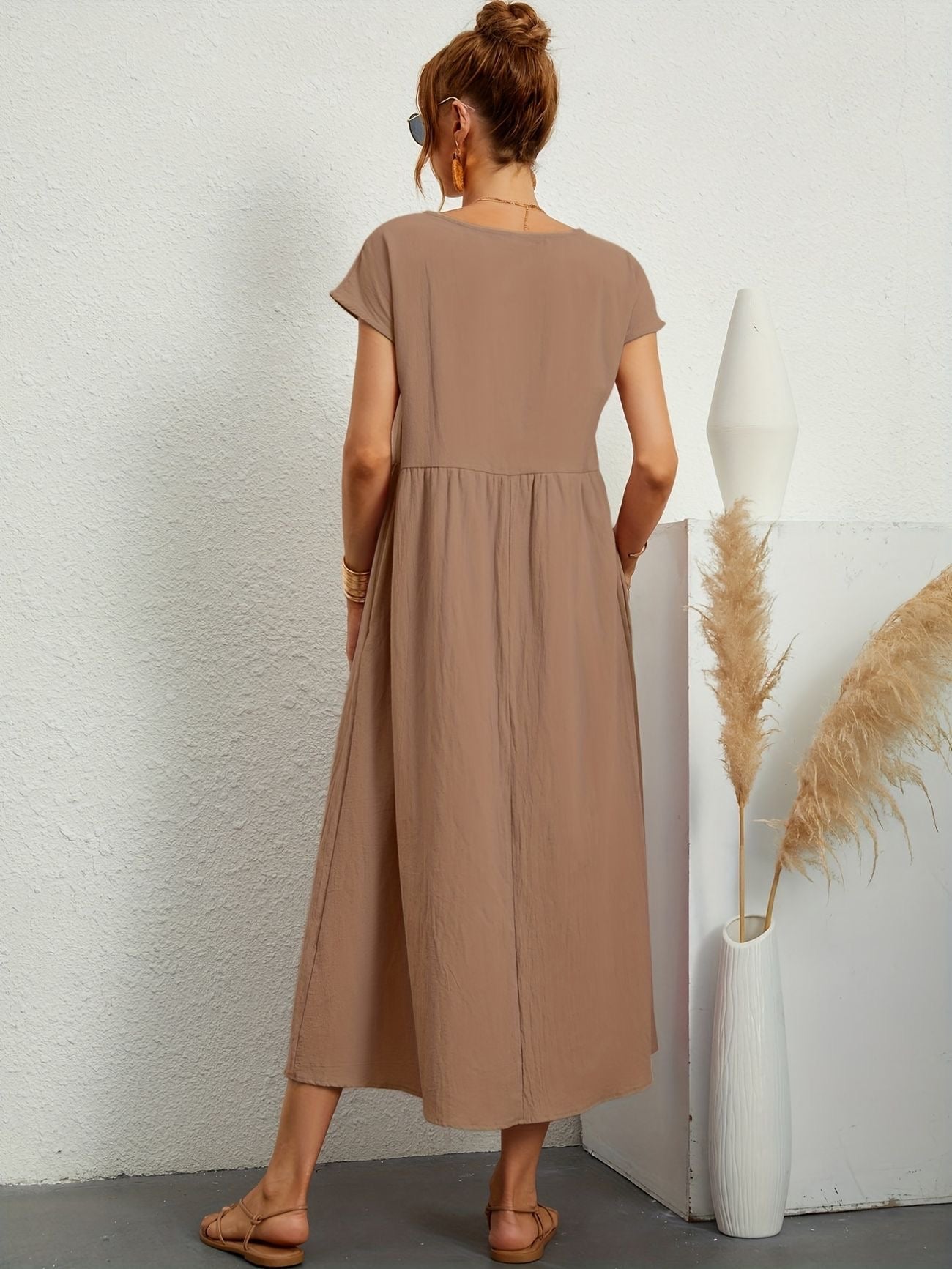 Greta | Elegant linen dress