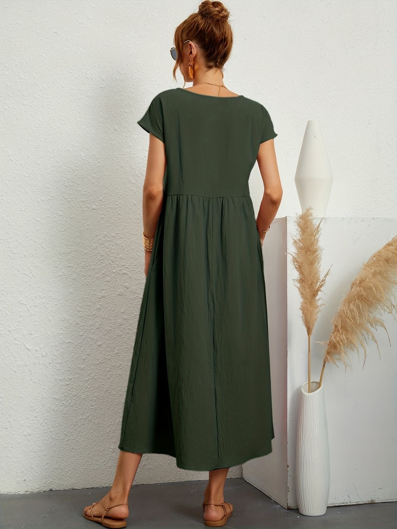 Greta | Elegant linen dress