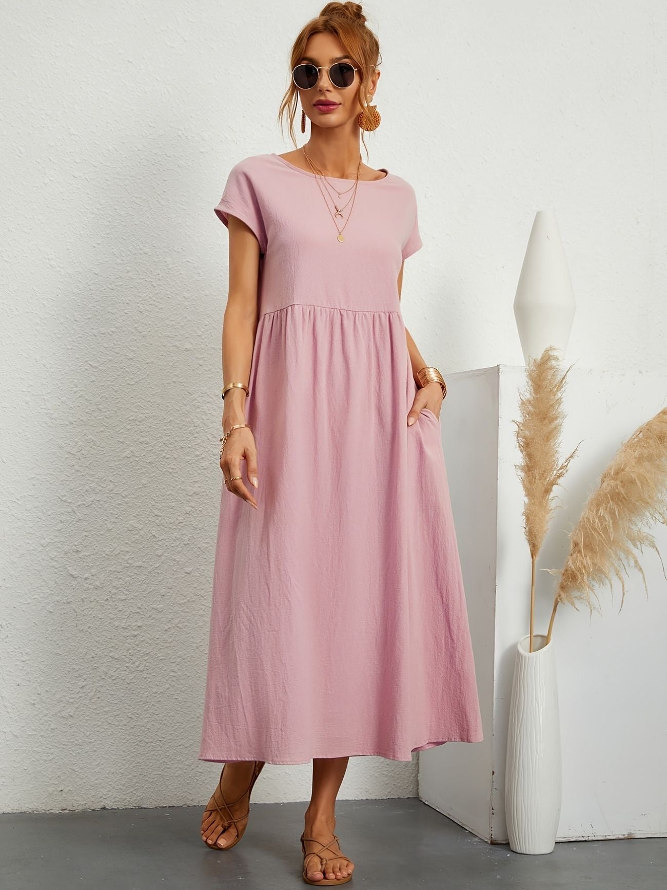 Greta | Elegant linen dress