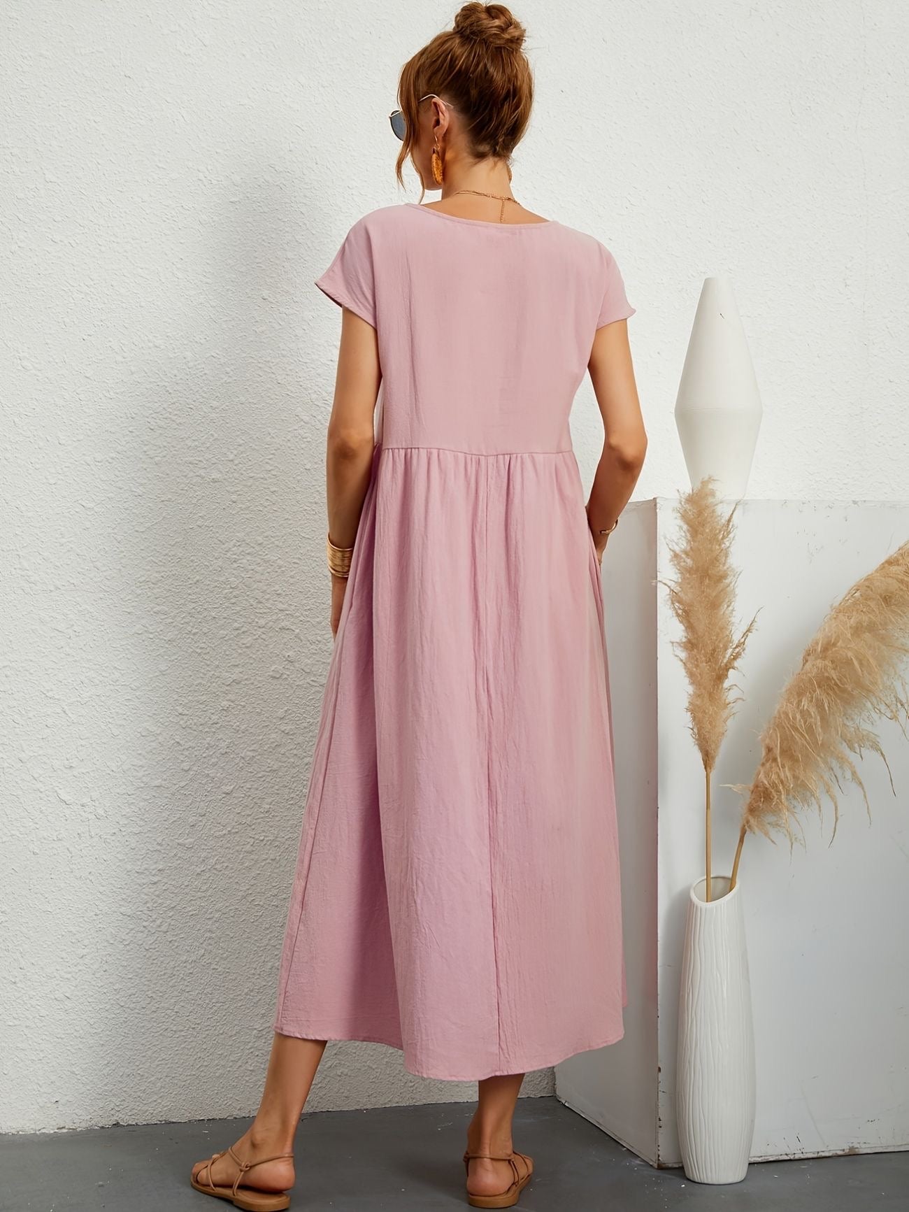 Greta | Elegant linen dress