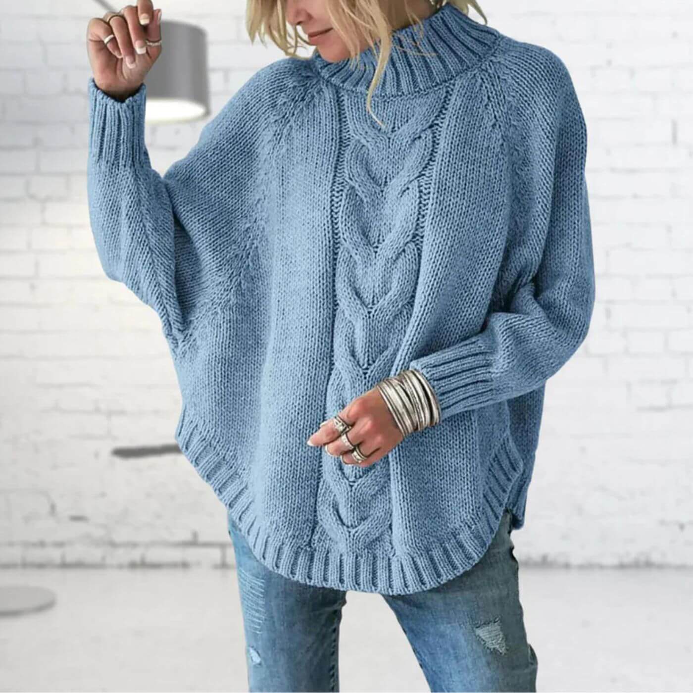 Roxanne™ - Cozy Knitted Turtleneck Sweater