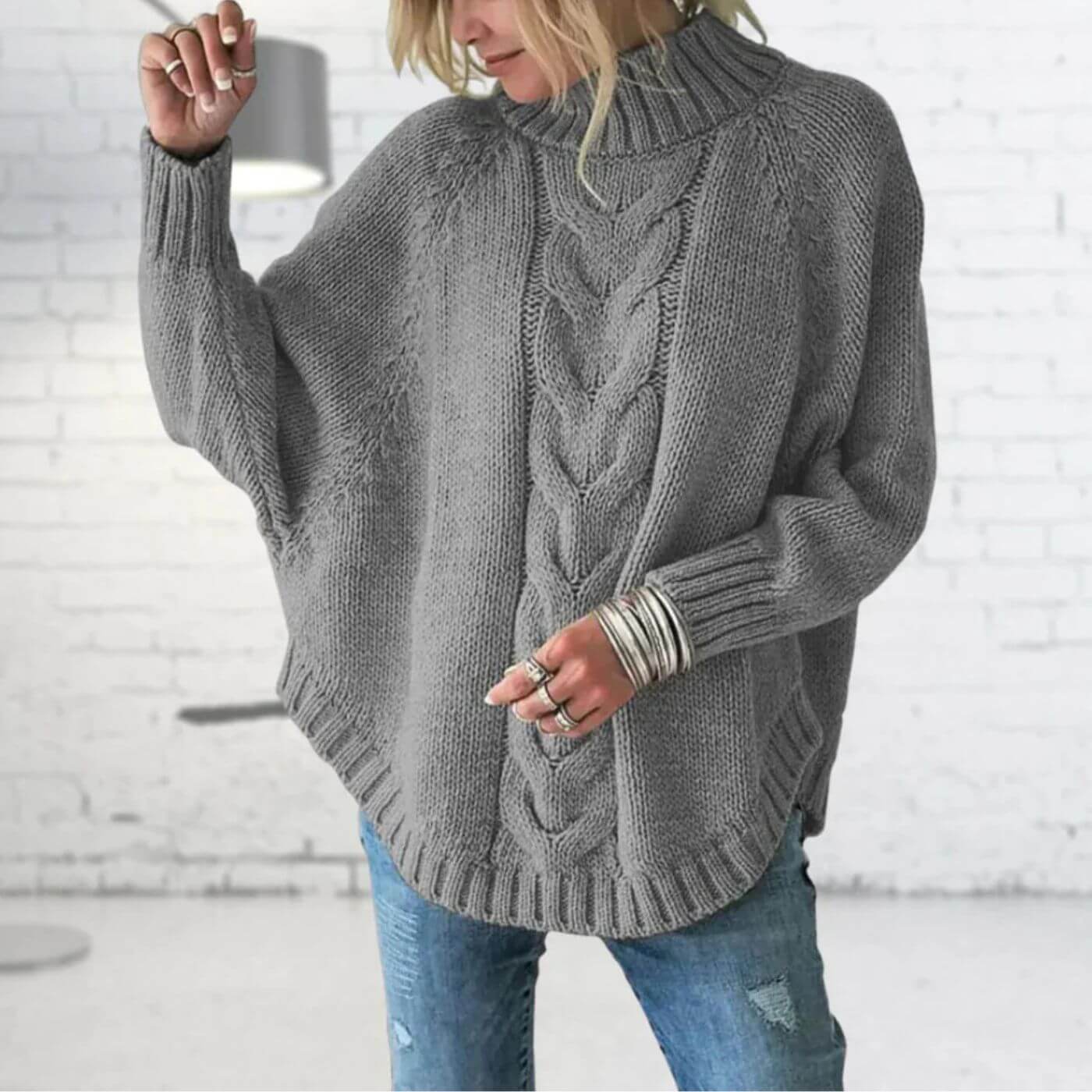 Roxanne™ - Cozy Knitted Turtleneck Sweater