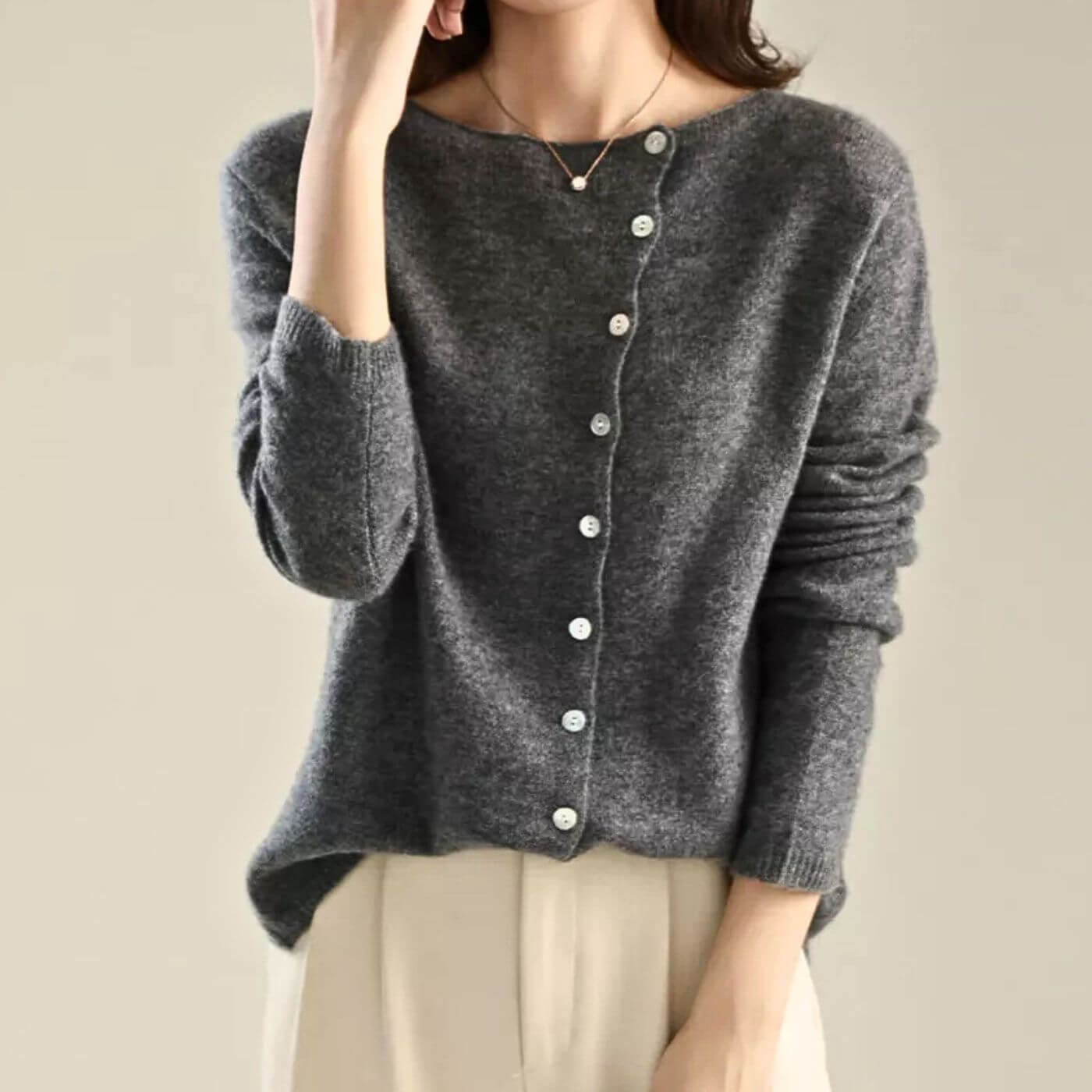 Zoe™ - Stylish Button-Down Cardigan